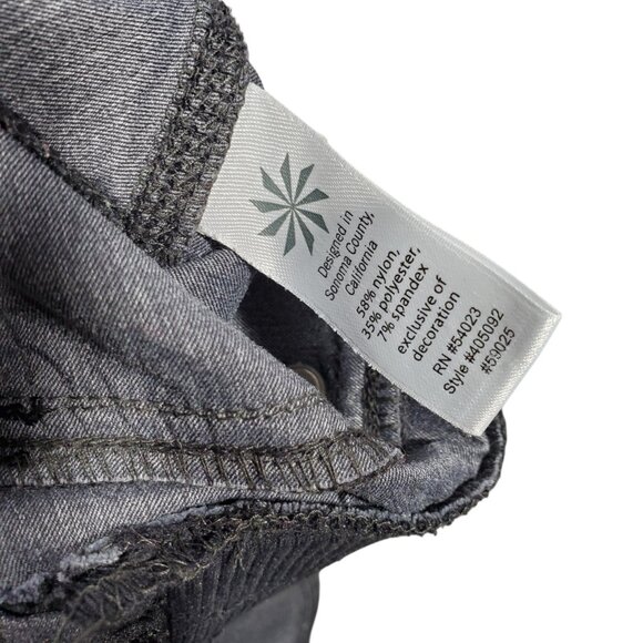 Athleta Shasta Pants Women's 12 Gray Cargo Convertible Hiking Climbing Athletic - Picture 8 of 8